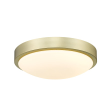 Golden 9128-FM10 BCB-OP - Golden Lighting Gabi Integrated LED 10in Flush Mount in Brushed Champagne Brass